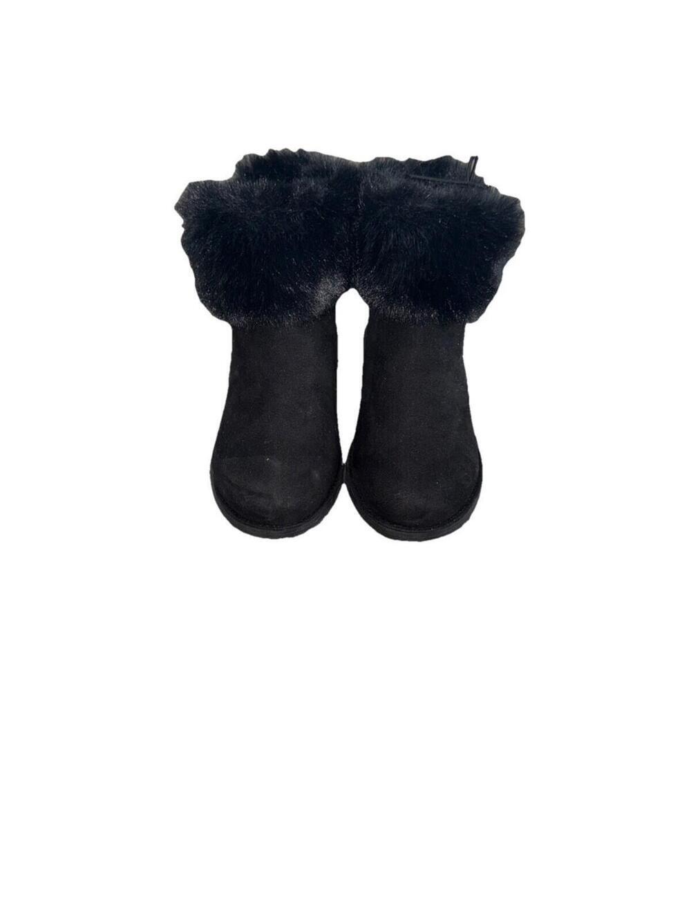 Self-Esteem Faux Fur Girls Ankle Boots Size 9 New No Box - Picture 4 of 4